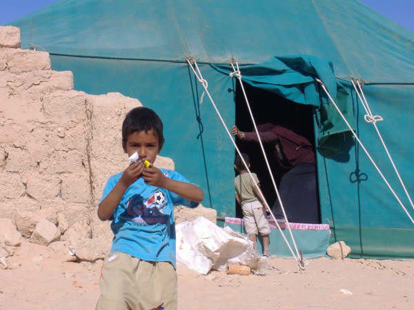Foto campo profughi di Smara