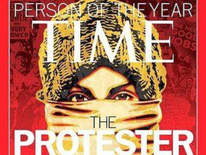 La copertina del "Time" sulla "persona dell'anno" del 2011