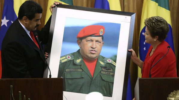 Maduro e Dilma Rousseff commemorano Hugo Chavez