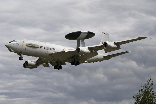 Un "AWACS" della NATO.
