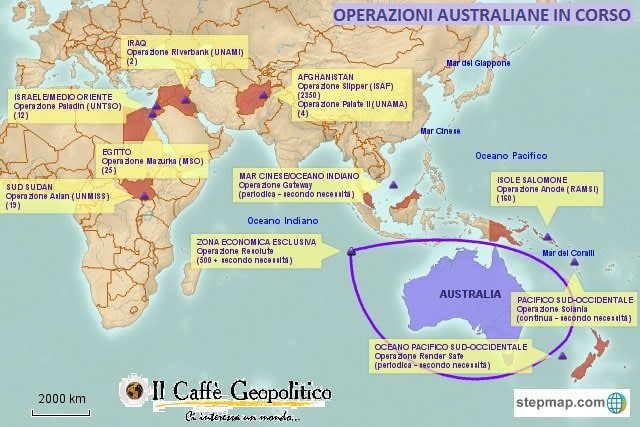 Le missioni militari australiane nel mondo