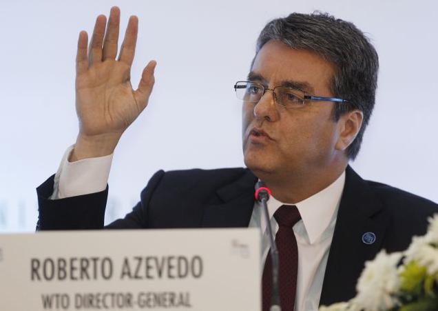 Il direttore generale del WTO, Roberto Azevedo, reduce da un piccolo successo al vertice di Bali