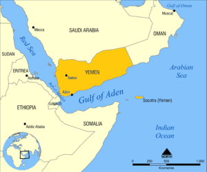 Mappa dello Yemen