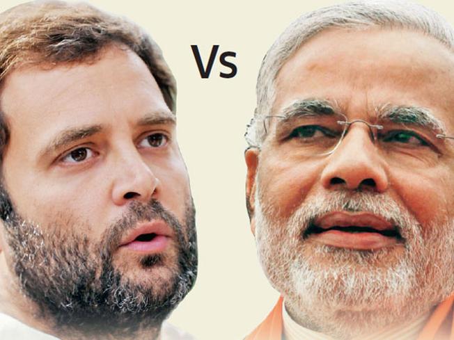I due candidati "istituzionali": Gandhi vs. Modi