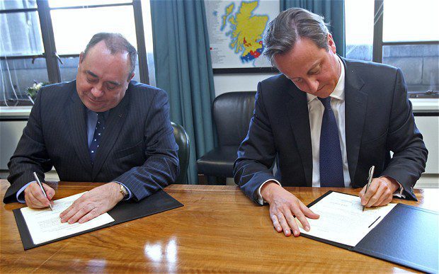 Alex Salmond e David Cameron: chi la spunterà?
