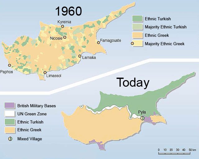 Cyprus-etnicity MAP 1960 vs today