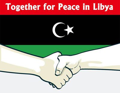 Logo dell'UNSMIL - United Nations Mission in Libya