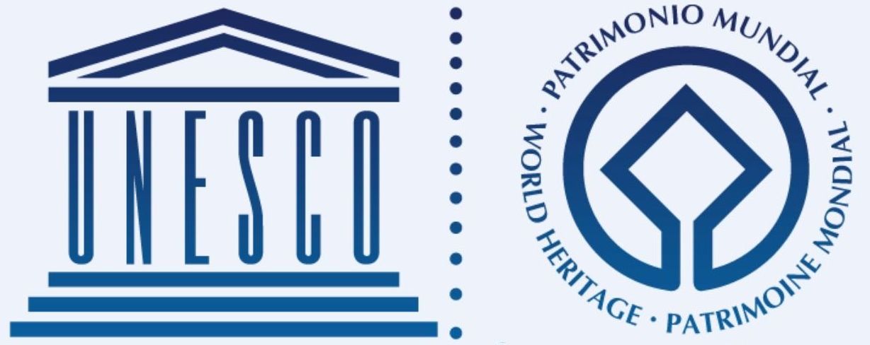 il logo ufficiale dei siti "patrimonio mondiale dell'umanità" protetti dall'UNESCO