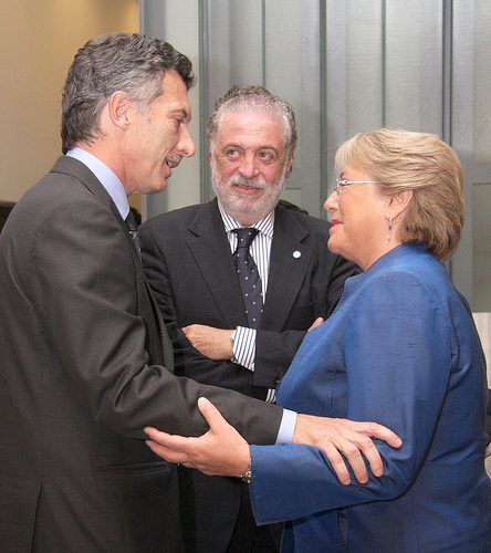 Mauricio Macri con Michelle Bachelet by Mauricio Macri macri bachelet foto