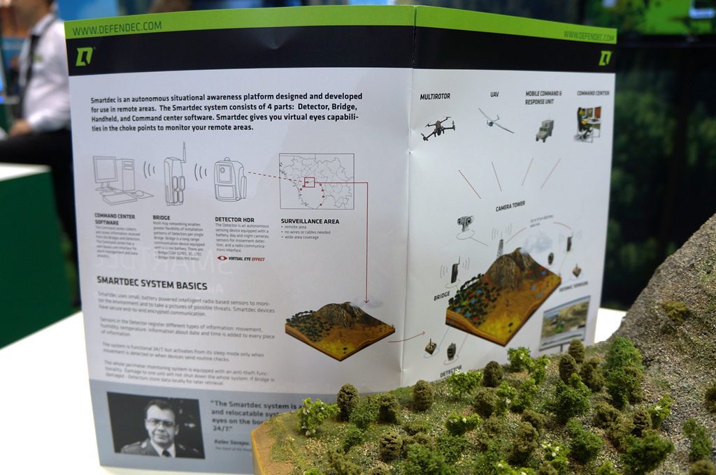 Dettaglio del leafleat illustrativo del sistema Smartdec