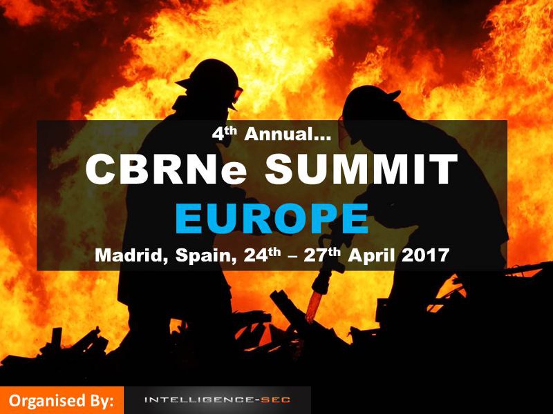 CBRNE SUMMIT EUROPE 24 E 27 APRILE 2017
