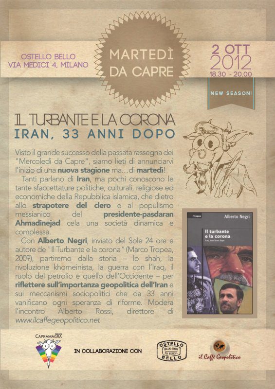 Il nuovo evento del Caffè