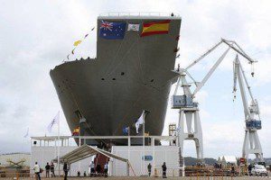Una delle due unità LHD in costruzione - Fonte: Governo australiano (clicca sulla foto per il sito ufficiale)