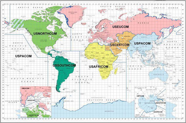 I comandi regionali USA nel Mondo. (National Defense Magazine)