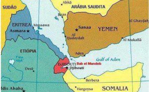 Lo stretto di Bab el Mandeb