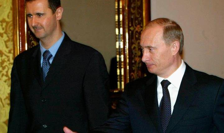 Putin con il Presidente siriano Assad