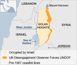 golan map