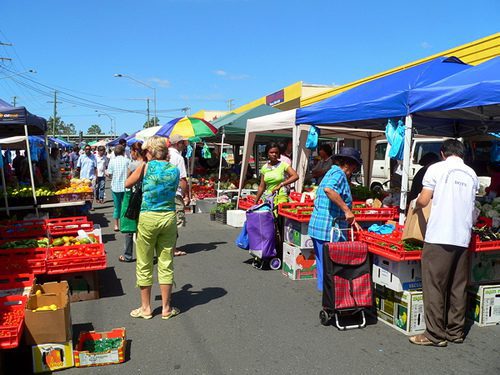 asian fruit stall australia foto